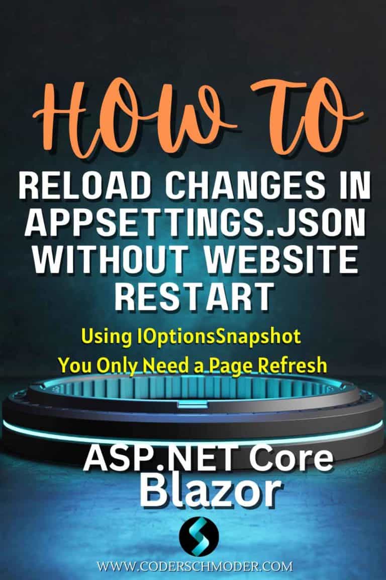 How to Reload Changes in App Settings Without Website Restart
