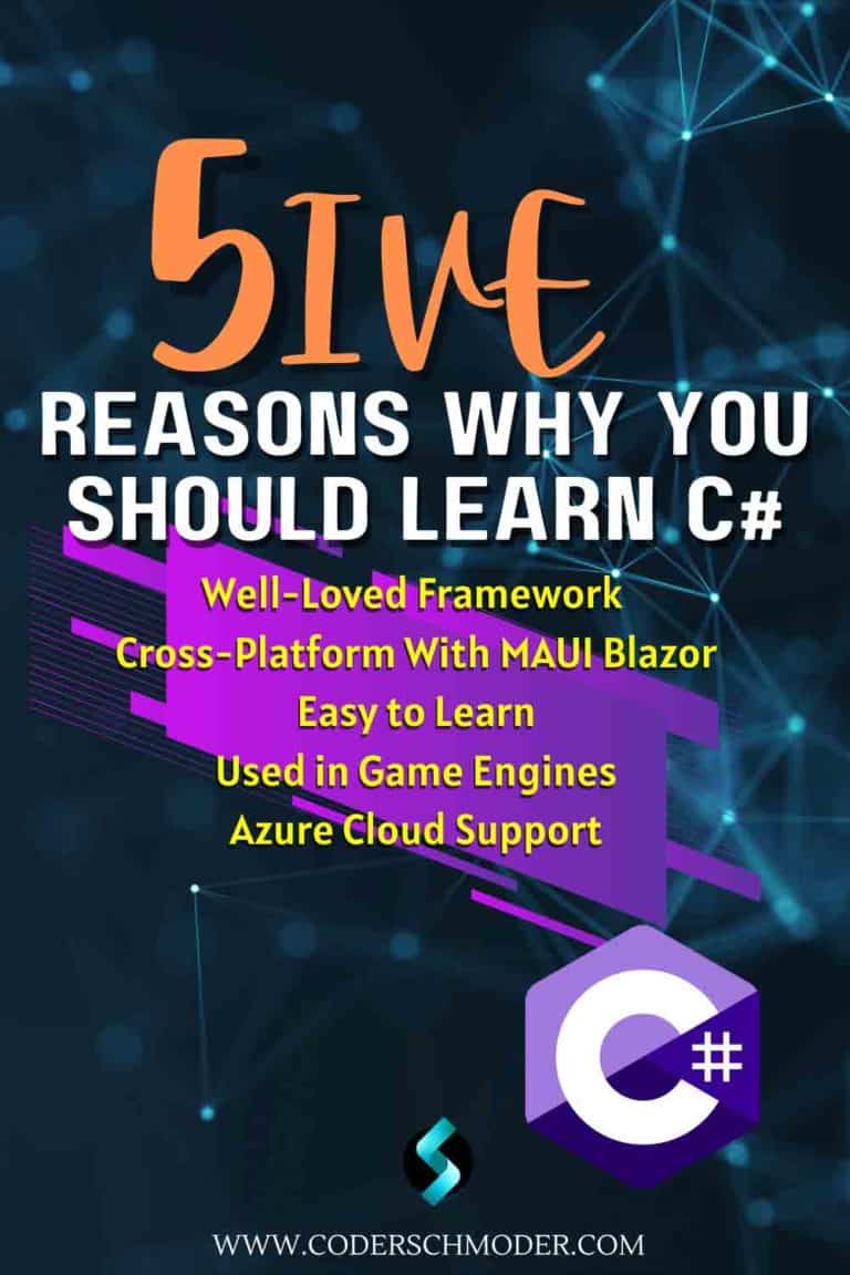 5 Reasons Why You-Should Learn C# Pin